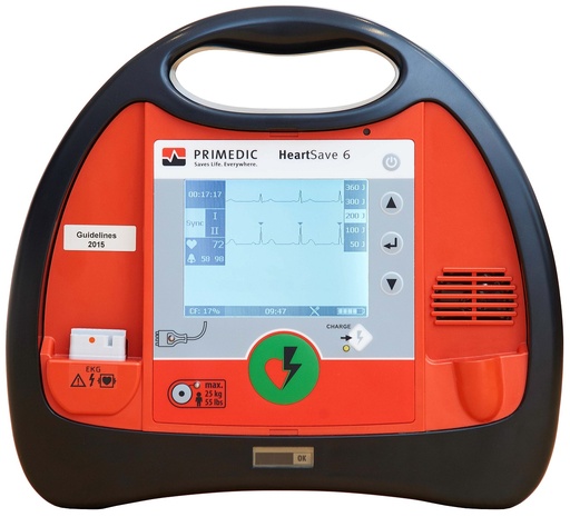 [14875-01] PRIMEDIC HeartSave 6 incl. AkuPak LITE Defibrillator