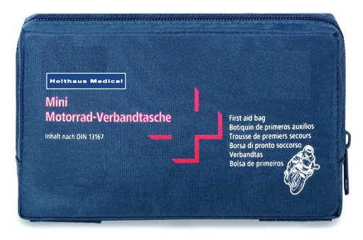 [15049-01] HOLTHAUS Mini Verbandtasche Motorrad nach DIN 13167