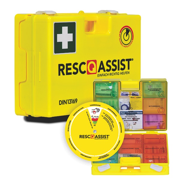 ESE INTERNATIONAL Resc-Q-Assist Q100 First Aid Case according to DIN 13169