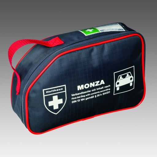 [19544-01] HOLTHAUS Verbandtasche Monza für KFZ Nylon mit Reißverschluss