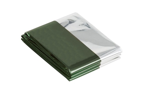 [21036-01] HUM AEROuse Rescue blanket OS1 olive green/silver