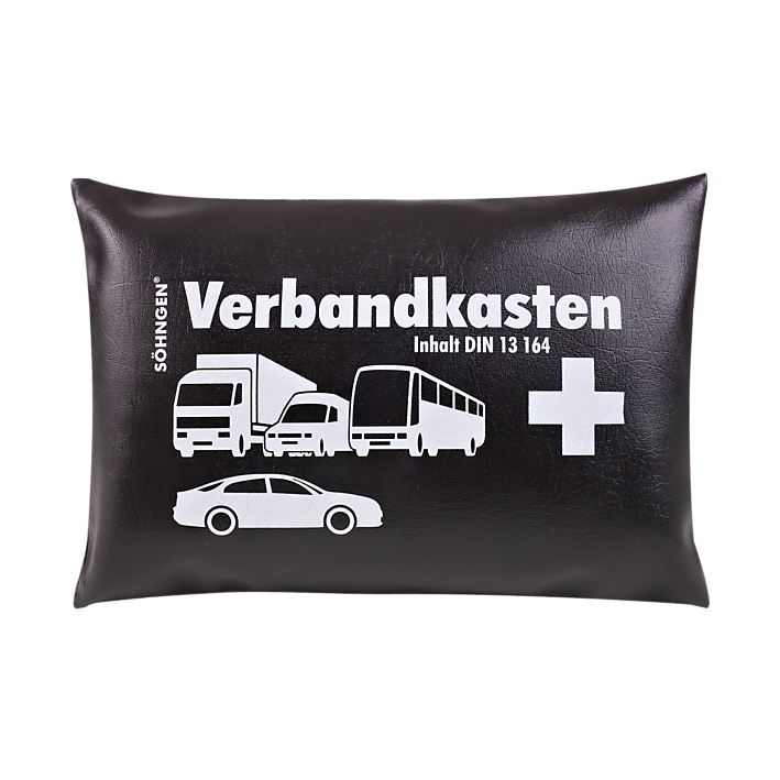 SÖHNGEN KFZ-Verbandkissen schwarz mit Füllung Standard DIN 13164