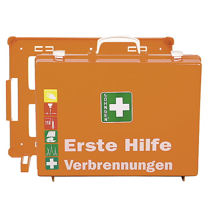 SÖHNGEN Erste Hilfe-Koffer MT-CD Brandverletzungen orange