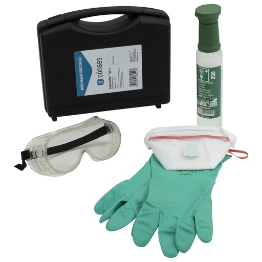 [21800-01] DÖNGES ADR Koffer Typ 1 Inhalt gem. GGVS, 275 x 230 x 83 mm