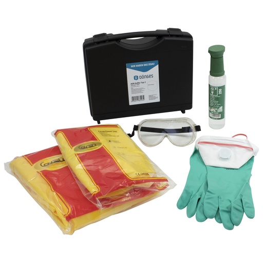 [21801-01] DÖNGES ADR Koffer Typ 2 Inhalt gem. GGVS, 395 x 295 x 106 mm