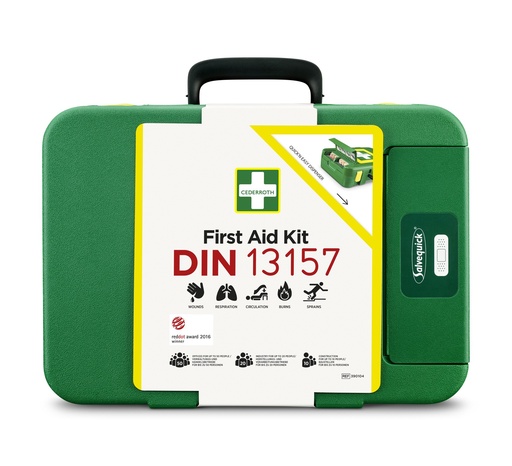 [22037-01] CEDERROTH First Aid Kit, DIN 13157