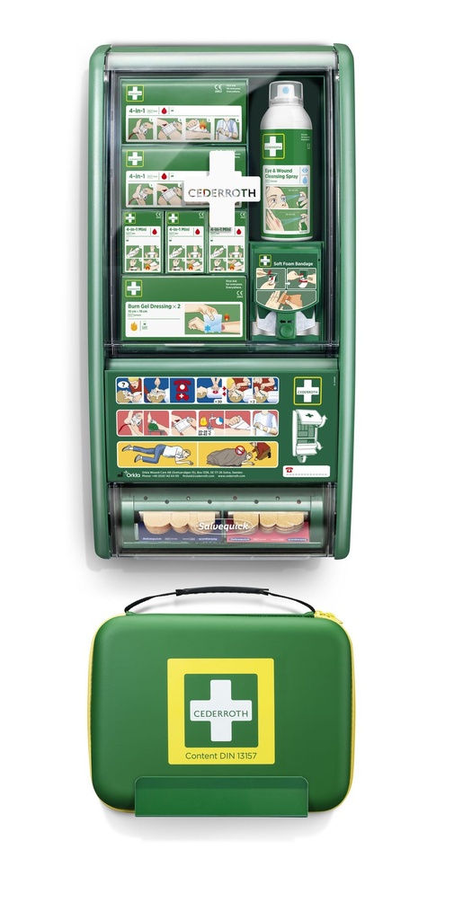 CEDERROTH First Aid Station Set DIN 13157
