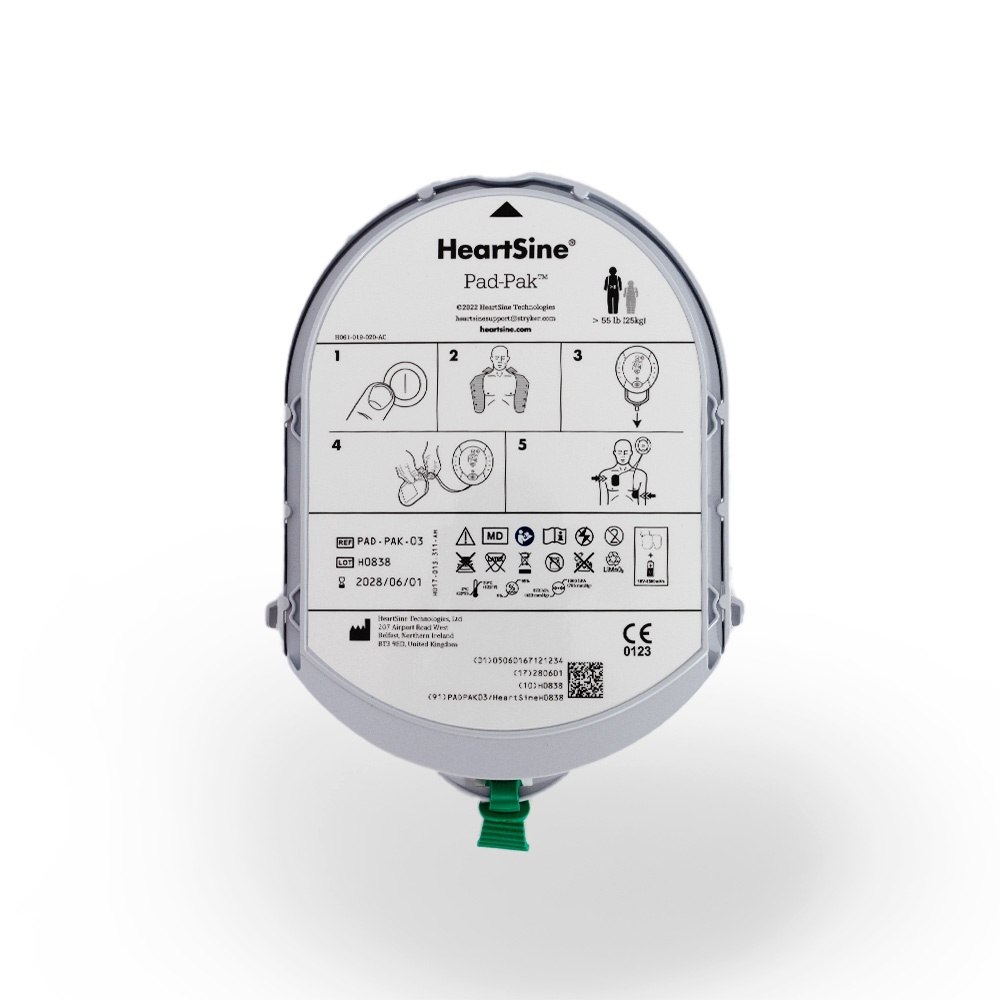 HEARTSINE Samaritan Pad Pak Cartridge Battery and electrodes
