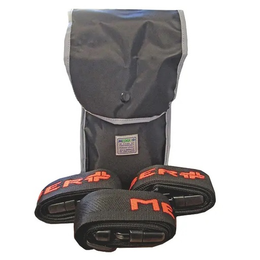 [24837-01] SERVOPRAX Ersatz-Haltegurt-Set (3 Stück), schwarz, inkl. Tasche
