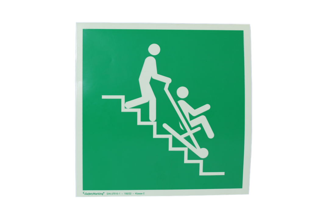 EVAC Pictogram sign Evacuation chair, luminous