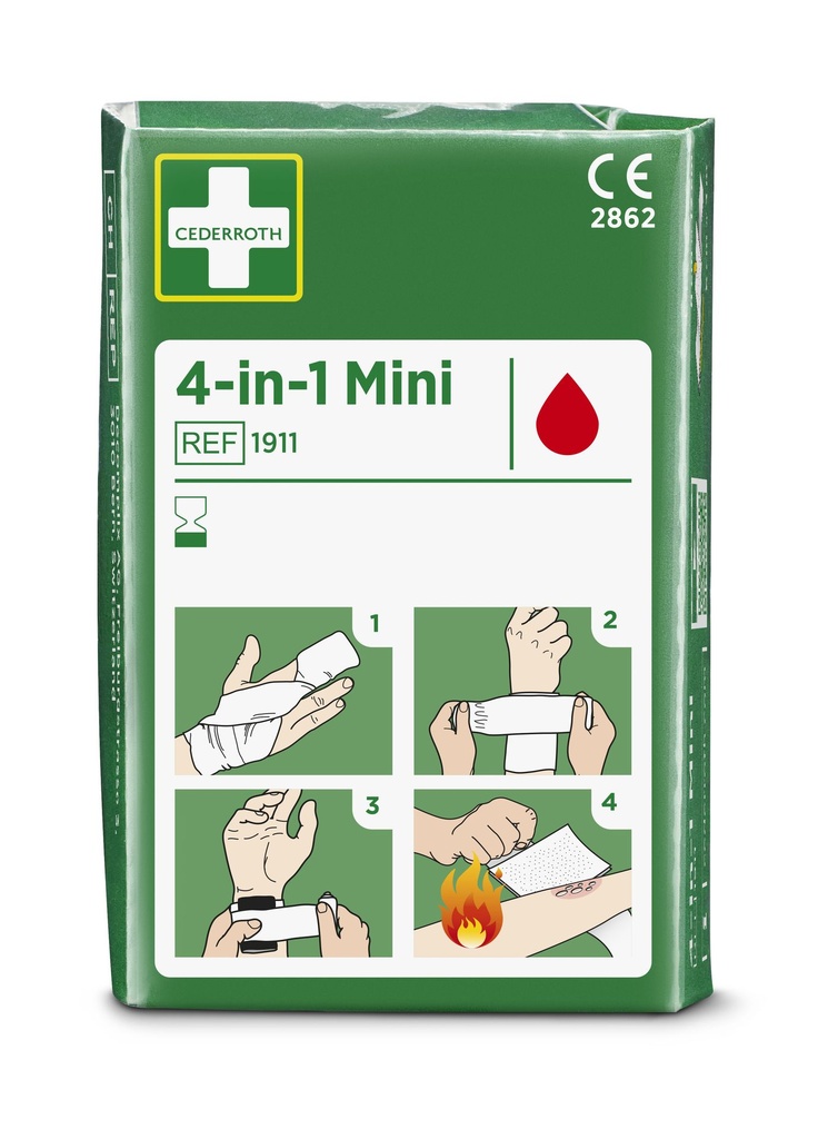 CEDERROTH Nachfüllpackungen, 4-in-1 Mini-Blutstiller