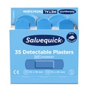 CEDERROTH Salvequick Pflasterstrips Blue Detectable Pflaster, wasserabweisend