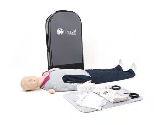 LAERDAL LAERDAL Resusci Anne QCPR AED Full Body With Trolley