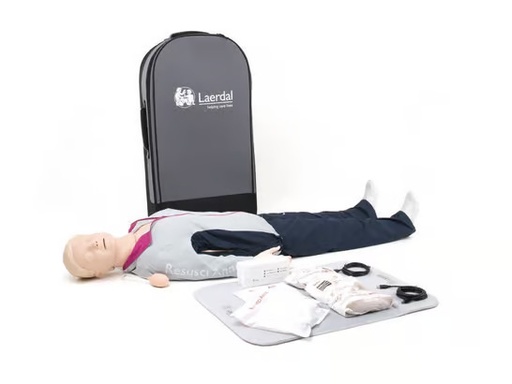 [24971-01] LAERDAL LAERDAL Resusci Anne QCPR AED Ganzkörper Mit Trolley