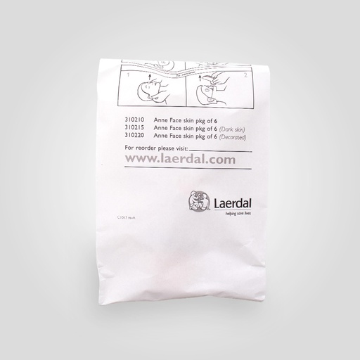 [25473-01] LAERDAL Face parts Standard for Resusci Anne and Little Anne