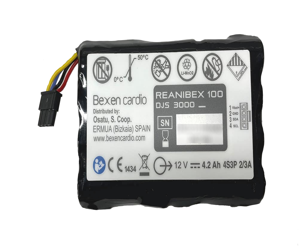 BEXEN Reanibex 100 AED Replacement battery
