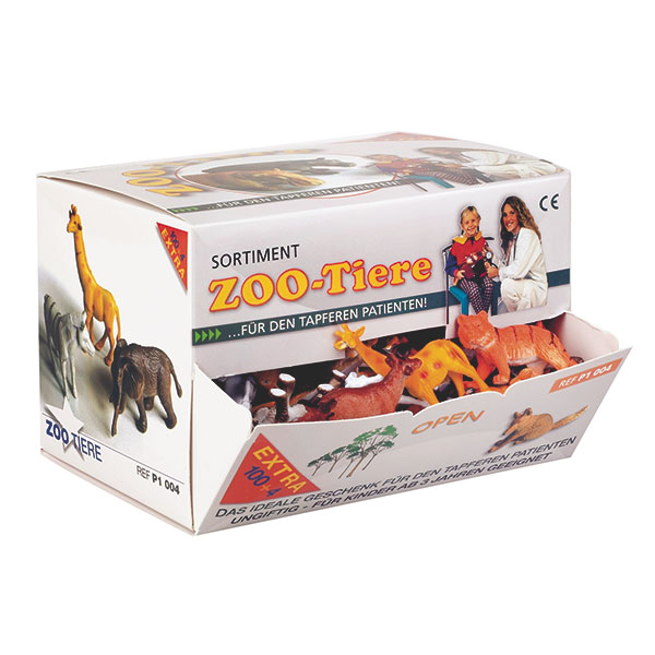 SERVOPRAX Assortment Zoo animals for the little patient 104 pieces