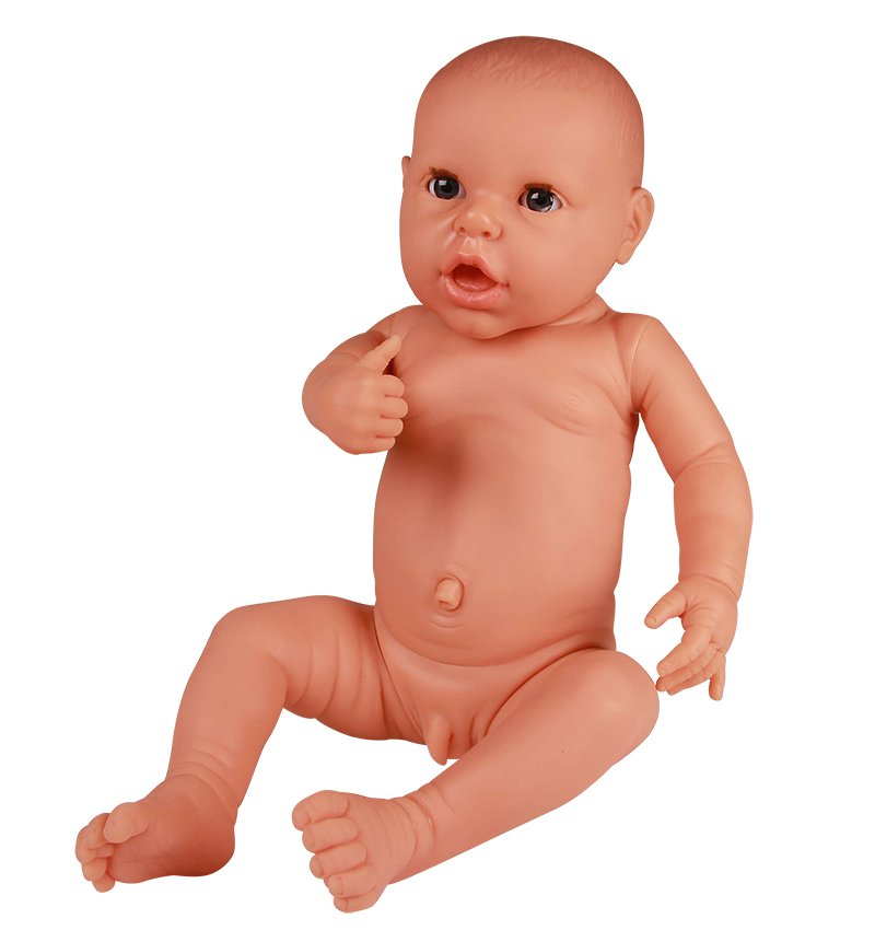 ERLERZIMMER Neugeborenenpuppe für Wickelübungen männlich