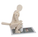 ERLERZIMMER Demonstrationsfigur Richtiges und falsches Heben