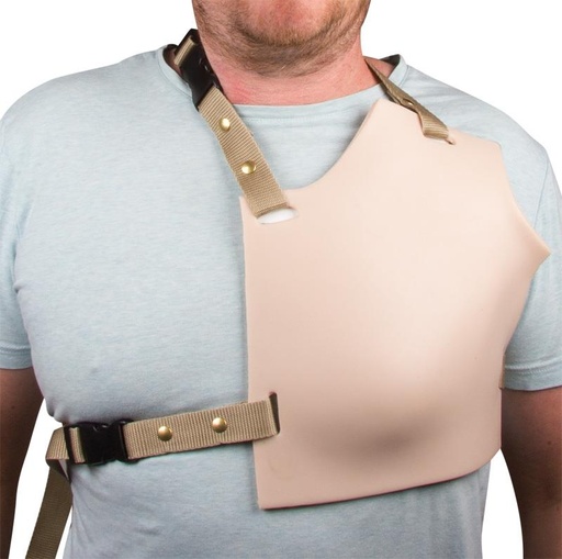 [24656-01] ERLERZIMMER Simulation Practice Plate for Implantable Port
