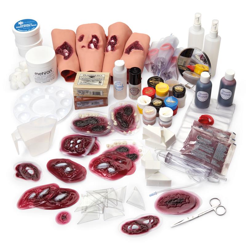 ERLERZIMMER Wundensimulations-Set Military