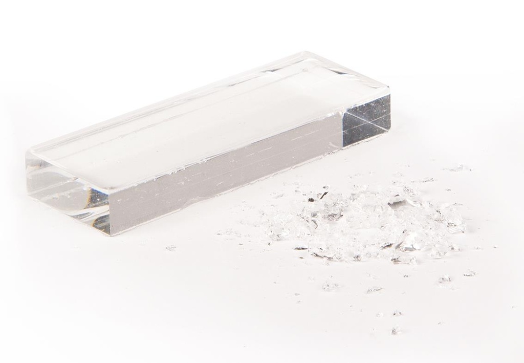 ERLERZIMMER Kunstglas zur Splittersimulation