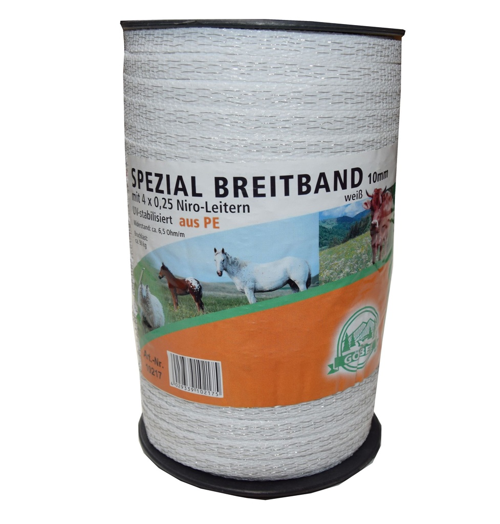 GÖBEL Herkules Broad tape 10mm Stainless steel