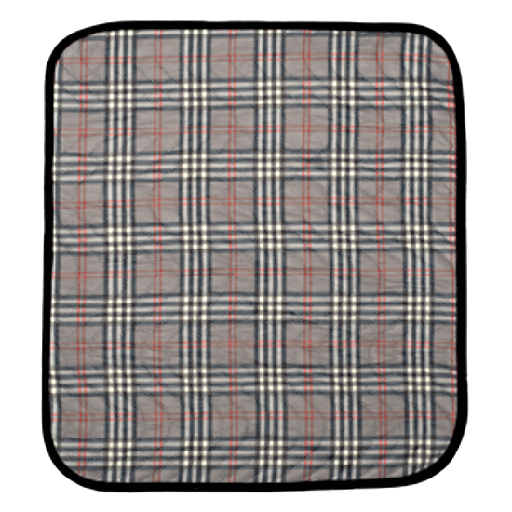 [14355-01] SUPRIMA Seat pad without strap 40 x 50 check grey