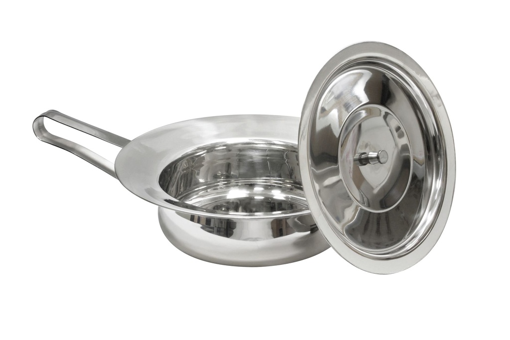 AMPRI Bed pan - Bed pan made of stainless steel 2L