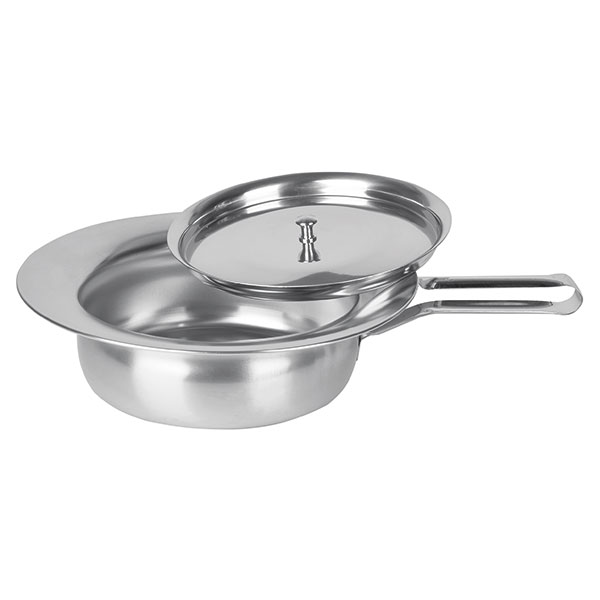 Servocare Bedpan - Bedpan made of stainless steel with lid