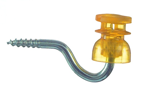 [23580-01] GÖBEL Slotted insulators 25 bag Type C 161 yellow