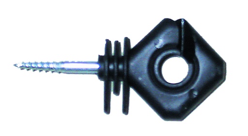 [23593-01] GÖBEL Ring insulators 25 bag square shape black