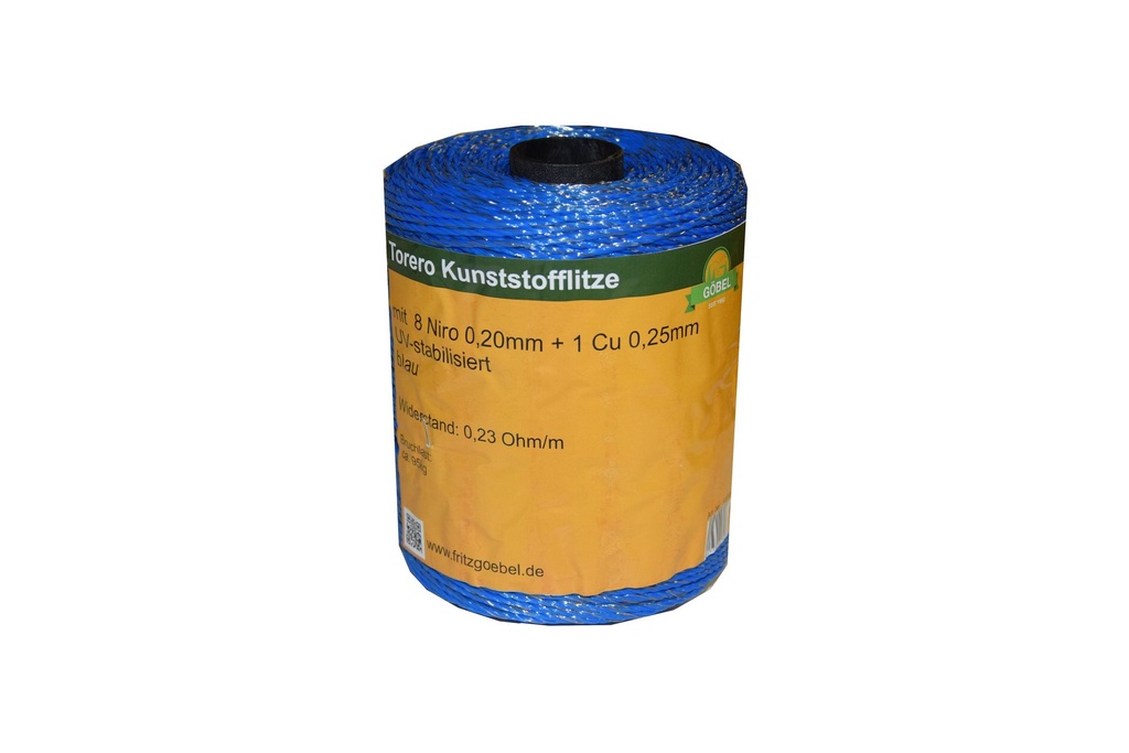 GÖBEL Torero Kunststofflitze 400m blau