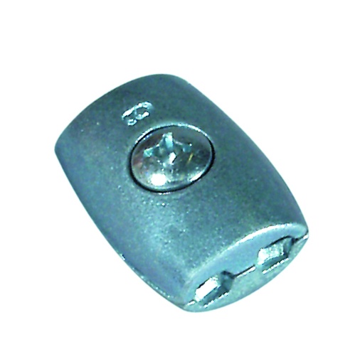 [23710-01] GÖBEL Rope connector galvanized Egg shape for strands