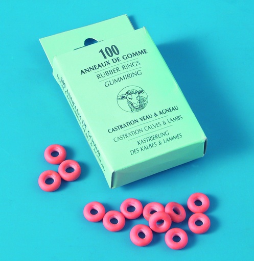 [23906-01] GÖBEL Rubber rings for castrator 100 bag