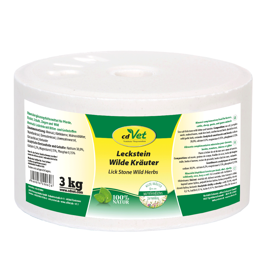 CDVET Lick Stone Wild Herbs 3 kg