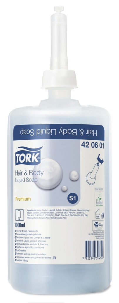 TORK Tork Premium Flüssigseife Hair & Body