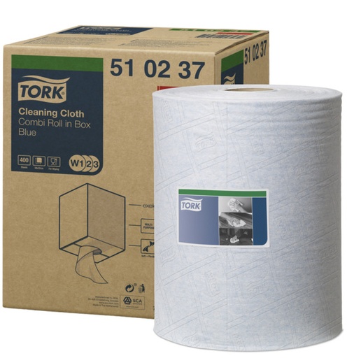 [11247-01] TORK Premium Reinigungstücher 510 Rolle blau