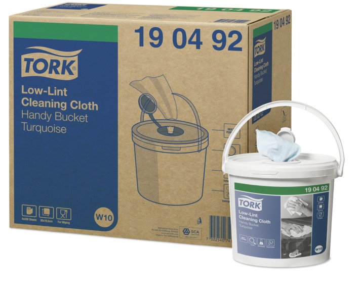TORK Premium Special wipe for precise cleaning in dispenser bucket
