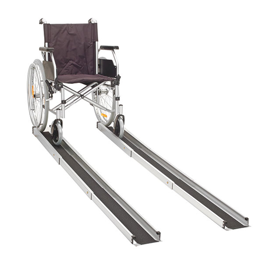 [12094-02] SERVO Tragbare Rollstuhlrampe, ausziehbar: bis auf 2,0 m Länge