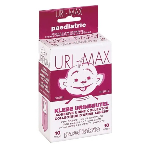 [12256-01] URI-MAX Pediatric urine adhesive bag sterile