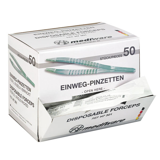 [12527-01] MEDIWARE Einmal-Pinzetten steril