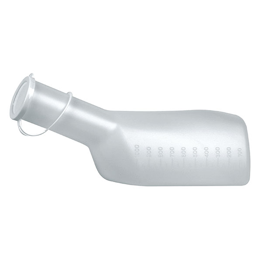[13381-01] SERVOPRAX Urine bottle for men angular Autoclavable