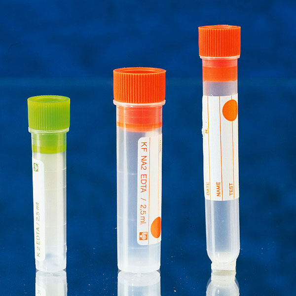 SERVOPRAX Sample tubes with anticoagulant EDTA