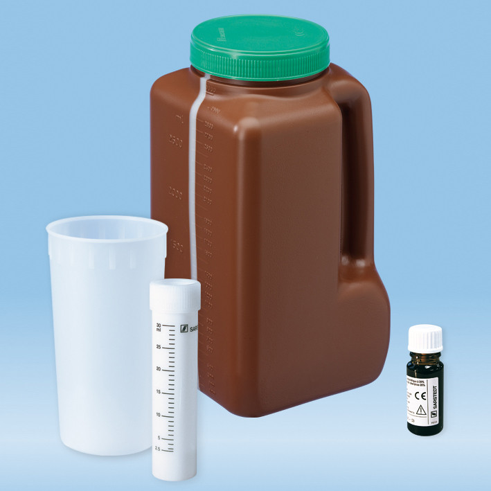 SARSTEDT UriSet 24, inkl. Stabilisator und 30 ml Transportgefäß