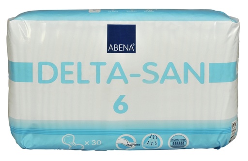 [14159-02] ABENA Delta-San No. 6 Shaped pad