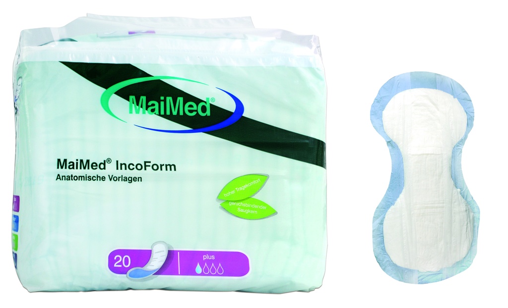 MAIMED IncoForm extra-green Anatomical pads non-sterile, 35x70cm
