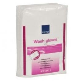 [15894-01] ABENA Airlaid Wash gloves 16 x 22 cm white
