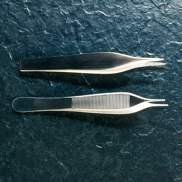 SERVO Adson forceps surgical, 1x2 teeth, 125 mm