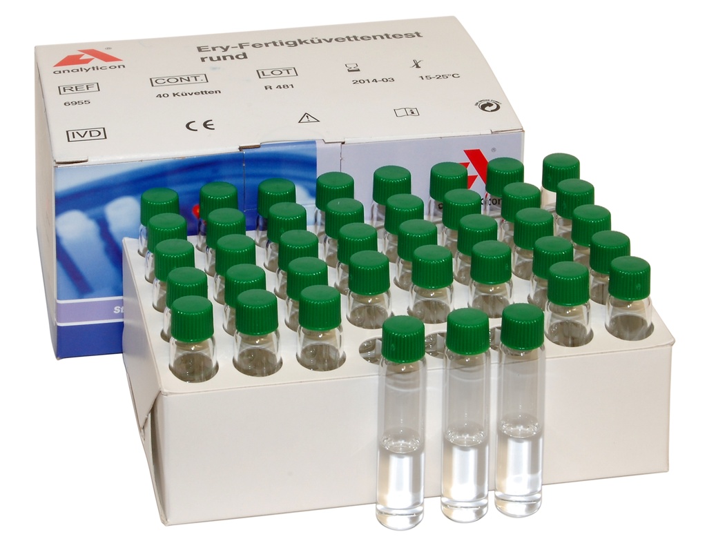 ANALYTICON Ery Fertigküvetten (40 Tests)